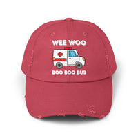 Load image into Gallery viewer, Distressed Cap - Wee Woo Boo Boo Bus - Paramedic/EMT
