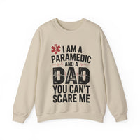 Load image into Gallery viewer, Paramedic Dad You Can&#39;t Scare Me Sweatshirt
