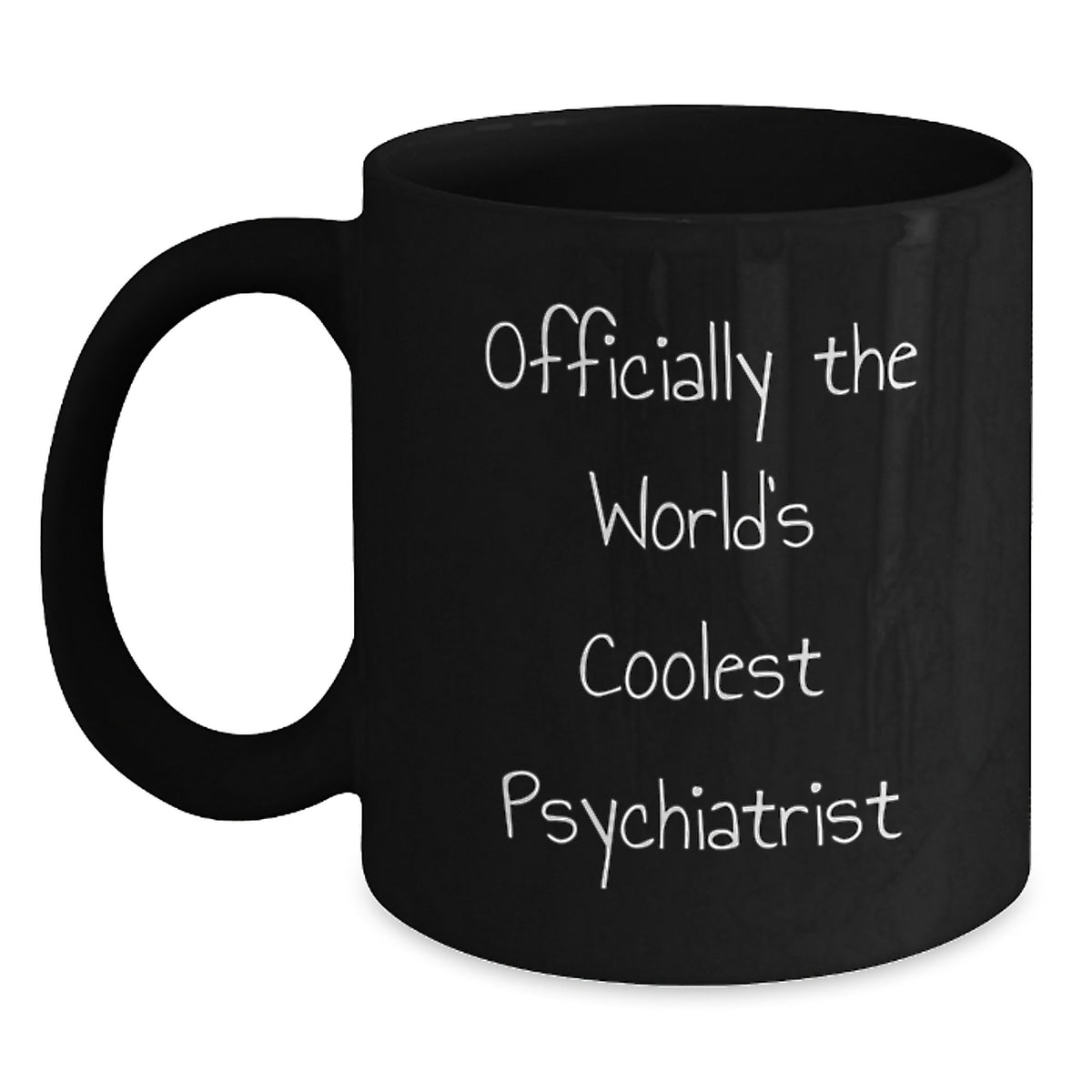 Funny Psychiatrist Gifts for Men Women Friends from Family - Officially The World's Coolest Psychiatrist - Main