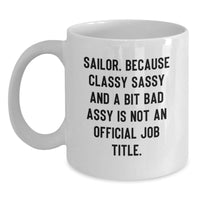 Load image into Gallery viewer, Funny Sailor Coffee Mug Gifts for Men Sailing Friends and Family Christmas Unique Presents - Main
