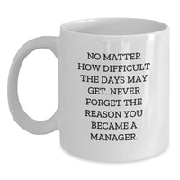 Load image into Gallery viewer, Motivational Gifts for Manager Friends Christmas Unique White Coffee Mugs from Coworkers - Main
