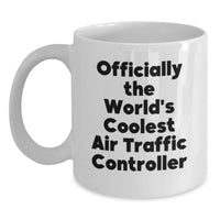 Load image into Gallery viewer, Funny Air Traffic Controller Gifts from Friends for Graduation Unique Air Traffic Controller White Coffee Mug - Main
