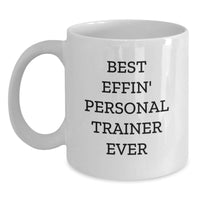Load image into Gallery viewer, Funny Personal Trainer White Coffee Mug Gifts from Friends for Personal Trainer - Main

