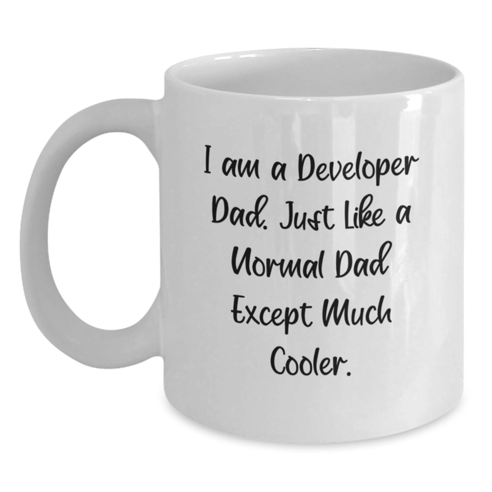Funny Developer Coffee Mugs Gifts from Dad to Developer Son or Friend for Christmas Unique Presents - Main