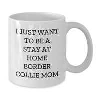 Load image into Gallery viewer, Funny Border Collie Dog Gifts, White Coffee Mugs for Stay at Home Mom, Gifts from Friends and Family, Perfect Graduation Unique Gifts for Border Collie Dog Lovers - Additional
