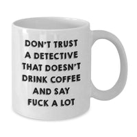 Load image into Gallery viewer, Funny Detective Coffee Lovers Gifts from Friends for Christmas Unique Mugs - Additional
