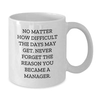 Load image into Gallery viewer, Motivational Gifts for Manager Friends Christmas Unique White Coffee Mugs from Coworkers - Additional

