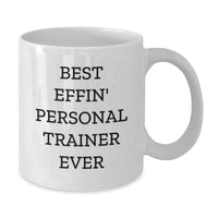Load image into Gallery viewer, Funny Personal Trainer White Coffee Mug Gifts from Friends for Personal Trainer - Additional
