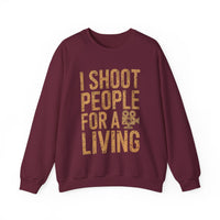 Load image into Gallery viewer, I Shoot People For A Living - Photographer Sweatshirt
