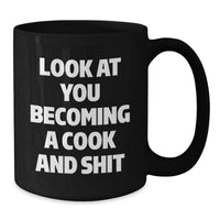 Load image into Gallery viewer, Funny Cook Black Coffee Mugs Gifts from Friends for Christmas - Additional
