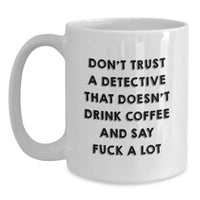 Load image into Gallery viewer, Funny Detective Coffee Lovers Gifts from Friends for Christmas Unique Mugs - Main
