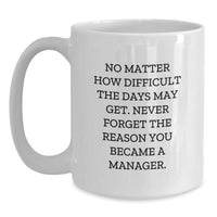 Load image into Gallery viewer, Motivational Gifts for Manager Friends Christmas Unique White Coffee Mugs from Coworkers - Main
