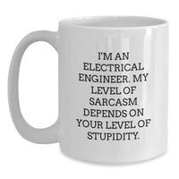 Load image into Gallery viewer, Electrical Engineer White Coffee Mug Funny Birthday Unique Gift from Friends to Electrical Engineer - Main
