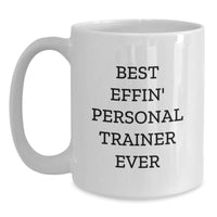 Load image into Gallery viewer, Funny Personal Trainer White Coffee Mug Gifts from Friends for Personal Trainer - Main
