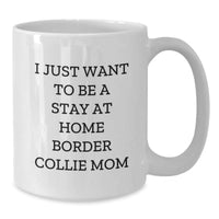 Load image into Gallery viewer, Funny Border Collie Dog Gifts, White Coffee Mugs for Stay at Home Mom, Gifts from Friends and Family, Perfect Graduation Unique Gifts for Border Collie Dog Lovers - Additional
