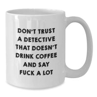 Load image into Gallery viewer, Funny Detective Coffee Lovers Gifts from Friends for Christmas Unique Mugs - Additional
