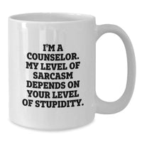 Load image into Gallery viewer, Funny Counselor Gifts for Friends and Family - I&#39;m A Counselor White Coffee Mug - Additional
