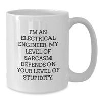 Load image into Gallery viewer, Electrical Engineer White Coffee Mug Funny Birthday Unique Gift from Friends to Electrical Engineer - Additional
