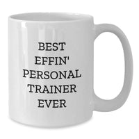 Load image into Gallery viewer, Funny Personal Trainer White Coffee Mug Gifts from Friends for Personal Trainer - Additional
