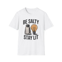 Load image into Gallery viewer, Be Salty, Stay Lit - Matthew 5:13-16 T-shirt
