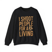 Load image into Gallery viewer, I Shoot People For A Living - Photographer Sweatshirt

