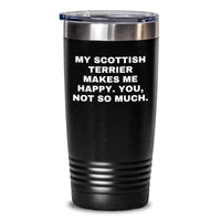 Load image into Gallery viewer, Scottish Terrier Dog Lovers Funny Gifts from Friends to Family Birthday Tumbler - Main

