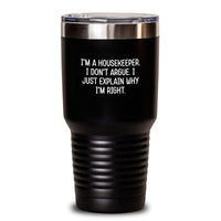 Load image into Gallery viewer, Housekeeper Humor Funny Gifts from Friends and Family for Birthday Unique Tumblers - Main
