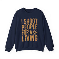Load image into Gallery viewer, I Shoot People For A Living - Photographer Sweatshirt
