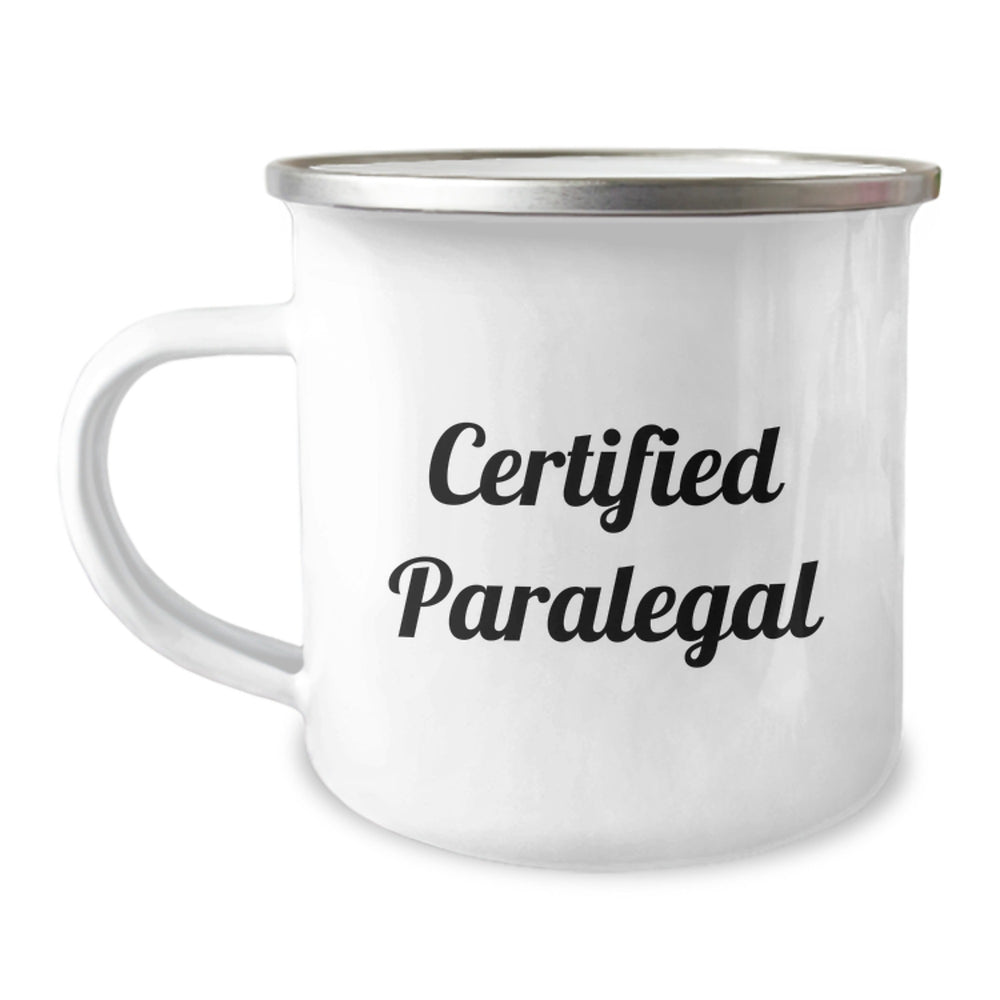 Certified Paralegal Funny Gift, 'You're a-maze-ing' Camping Mug for Paralegal Graduation, Gifts from Friends to Paralegal, Unique Graduation Gifts - Image 1