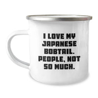 Load image into Gallery viewer, Japanese Bobtail Cat Lovers Gifts from Friends, Unique Birthday Unique Gifts for Japanese Bobtail Cat Enthusiasts, Funny Camping Mug - Image 1
