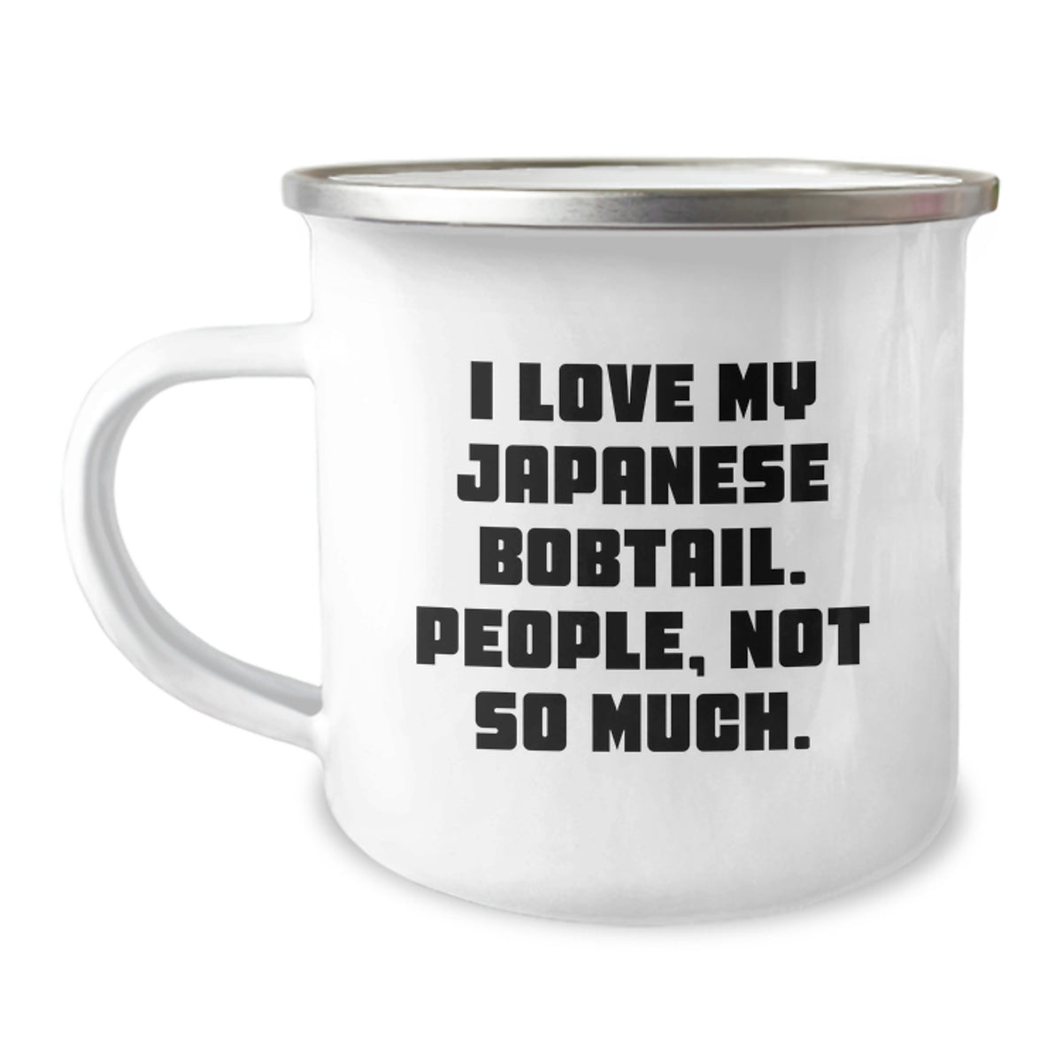 Japanese Bobtail Cat Lovers Gifts from Friends, Unique Birthday Unique Gifts for Japanese Bobtail Cat Enthusiasts, Funny Camping Mug - Image 1