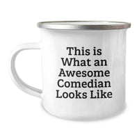 Load image into Gallery viewer, Funny Comedian Gifts for Men, This Is What An Awesome Comedian Looks Like Camping Mug, Graduation Unique Gifts from Friends to Comedian - Image 1
