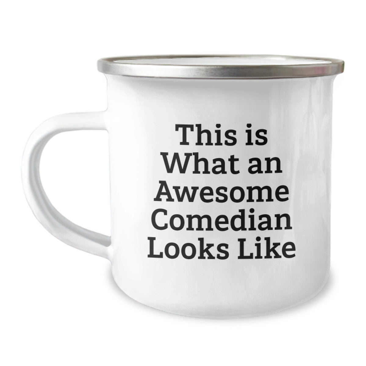 Funny Comedian Gifts for Men, This Is What An Awesome Comedian Looks Like Camping Mug, Graduation Unique Gifts from Friends to Comedian - Image 1