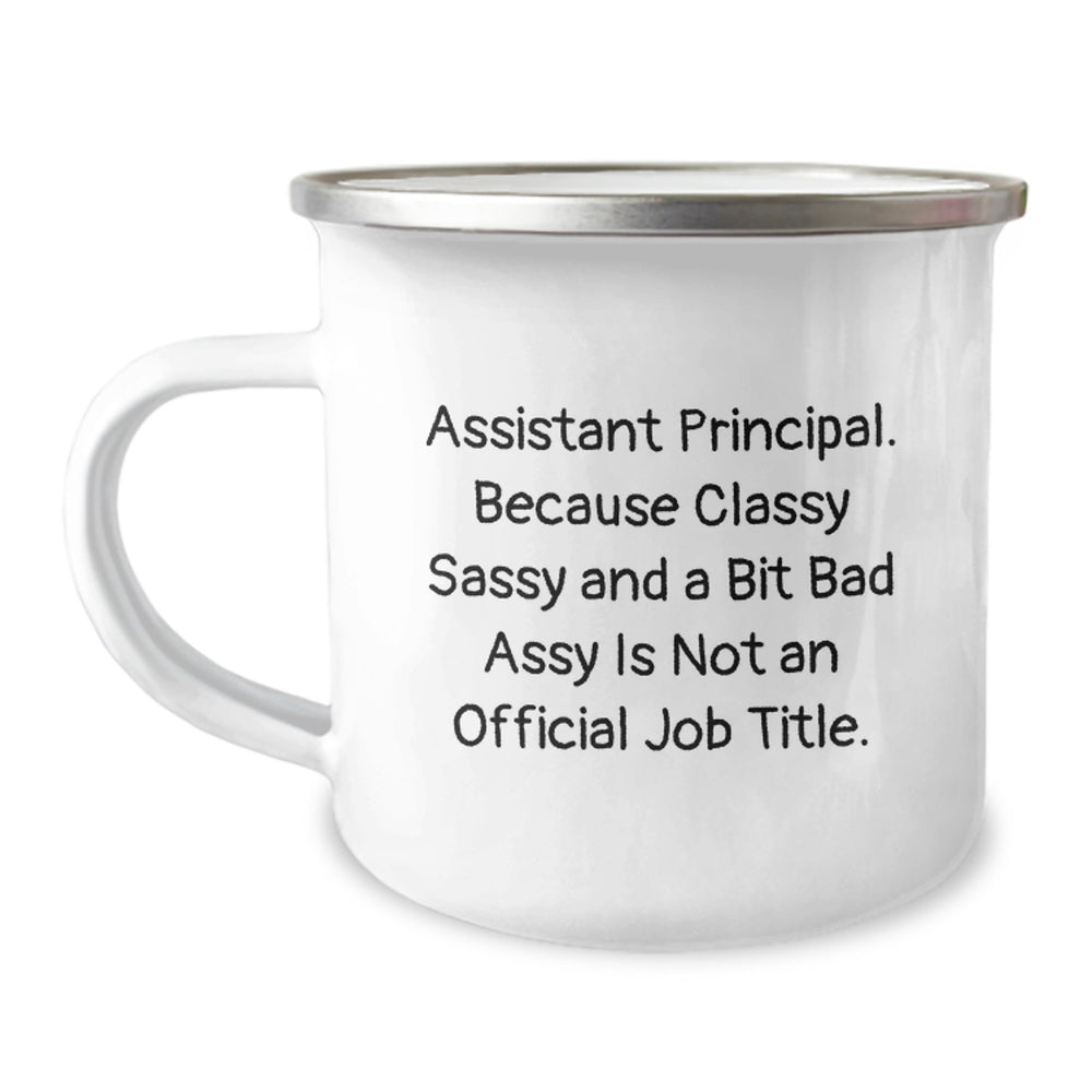 Funny Assistant Principal Gifts - Assistant Principal Camping Mug - Christmas Unique Gifts from Colleagues to Assistant Principals - Image 1
