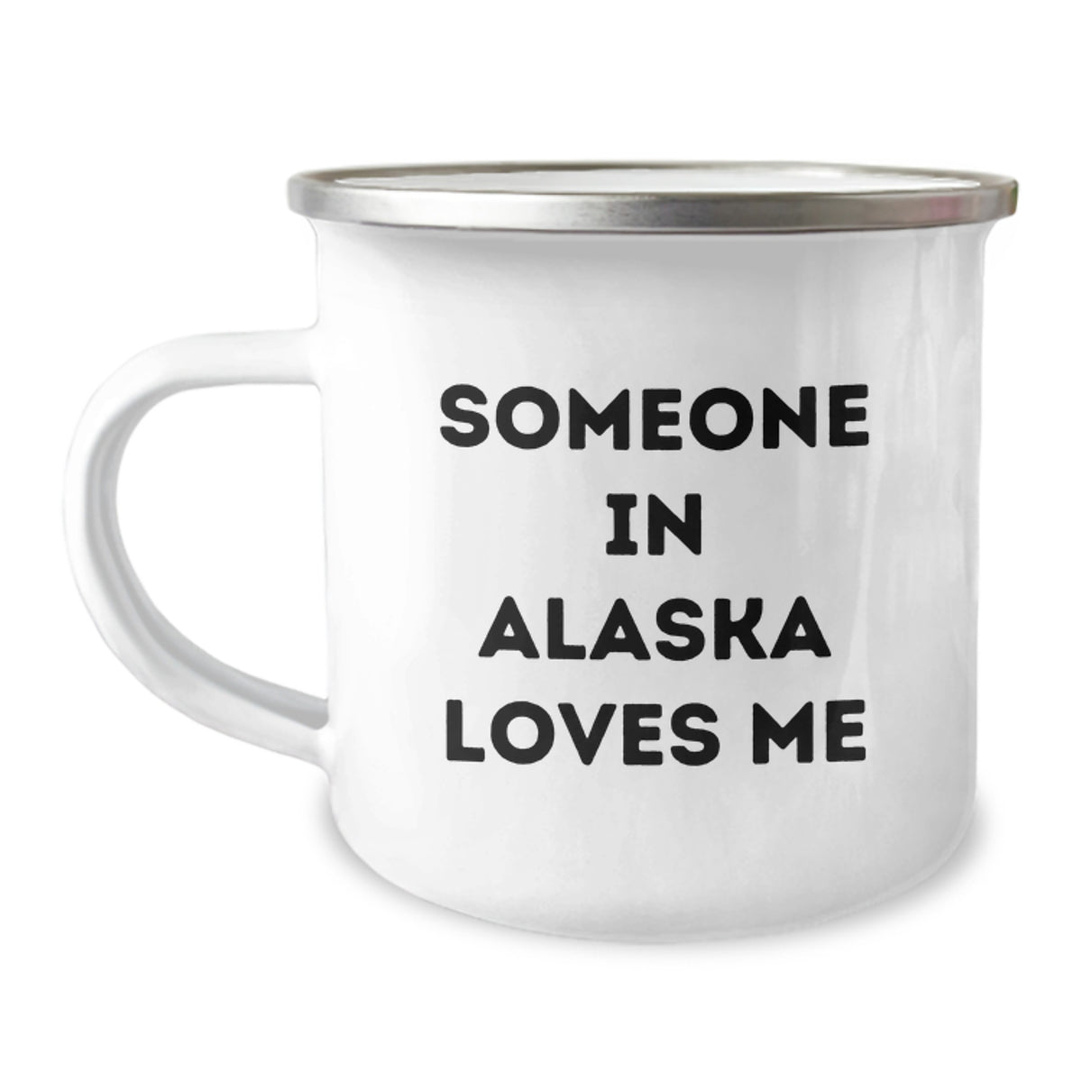 Someone in Alaska Loves Me Funny Camping Mug Gifts for Alaska Lovers Birthday Unique Presents from Friends Family - Image 1