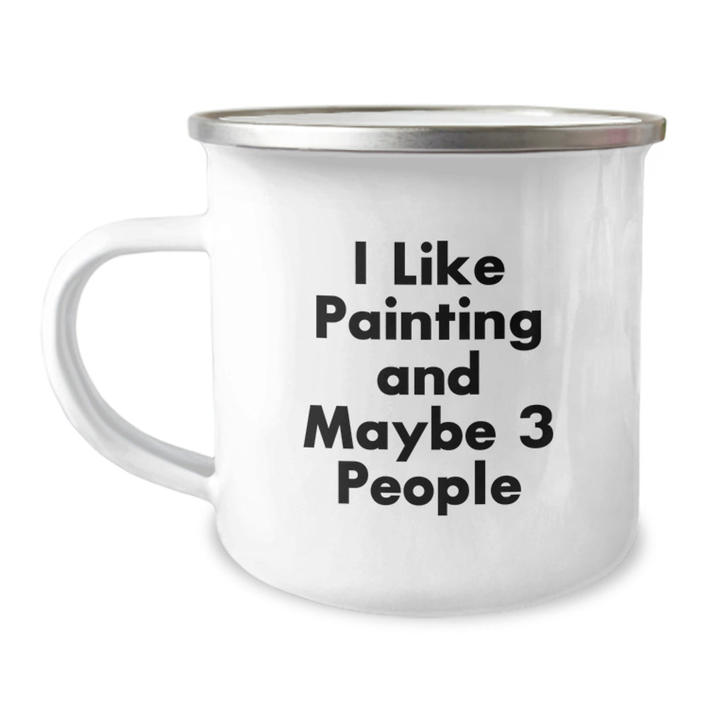 Funny Painting Lover Gifts from Friends to Family, Christmas Unique Presents for Men and Women Who Like Painting and Maybe 3 People - Image 1