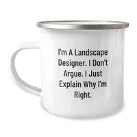 Load image into Gallery viewer, Funny Landscape Designer Gifts from Men, Christmas Unique Gifts for Landscape Designers, Camping Mug with Inspirational Quote - Image 1

