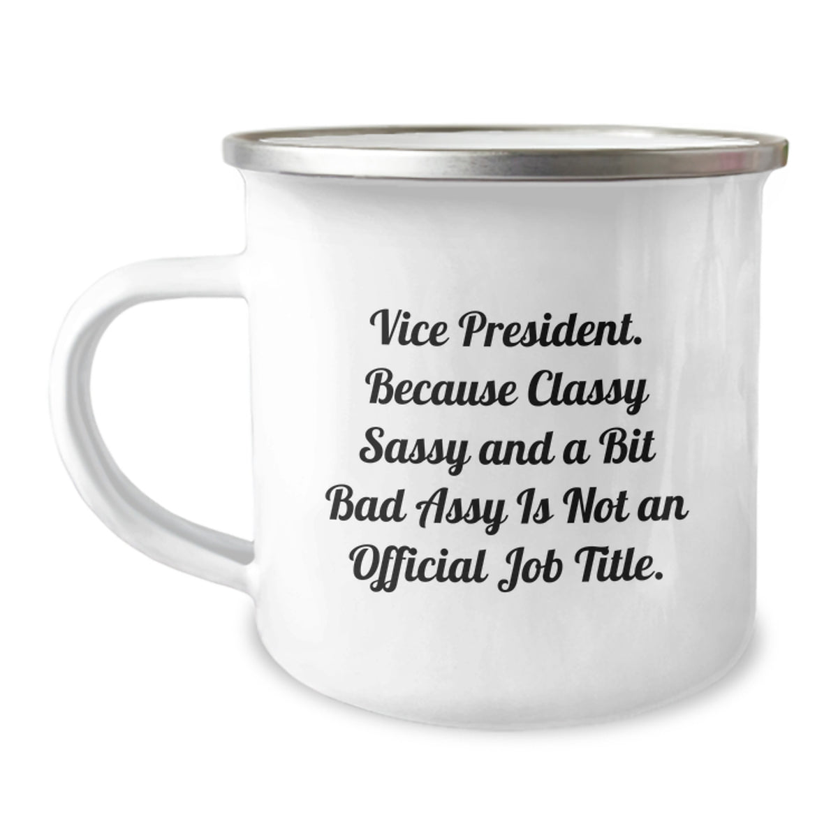 Funny Vice President Camping Mug Gifts from Friends to Vice President, Christmas Unique Mugs for Vice President, Vice President Sassy Mug - Image 1