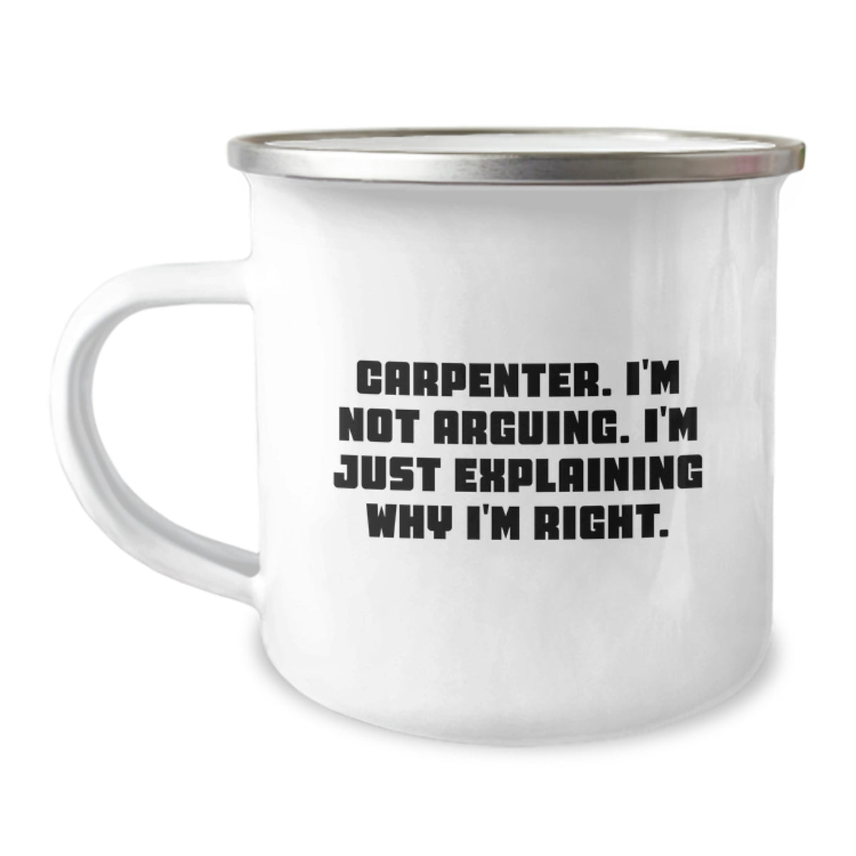 Funny Carpenter Camping Mug Gifts from Men for Friends - Christmas Unique Gifts - Image 1