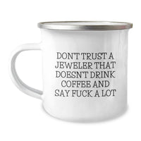 Load image into Gallery viewer, Funny Jeweler Gifts for Men Friends from Camping Mugs with Quirky Quote, Perfect Graduation Unique Gifts - Image 1

