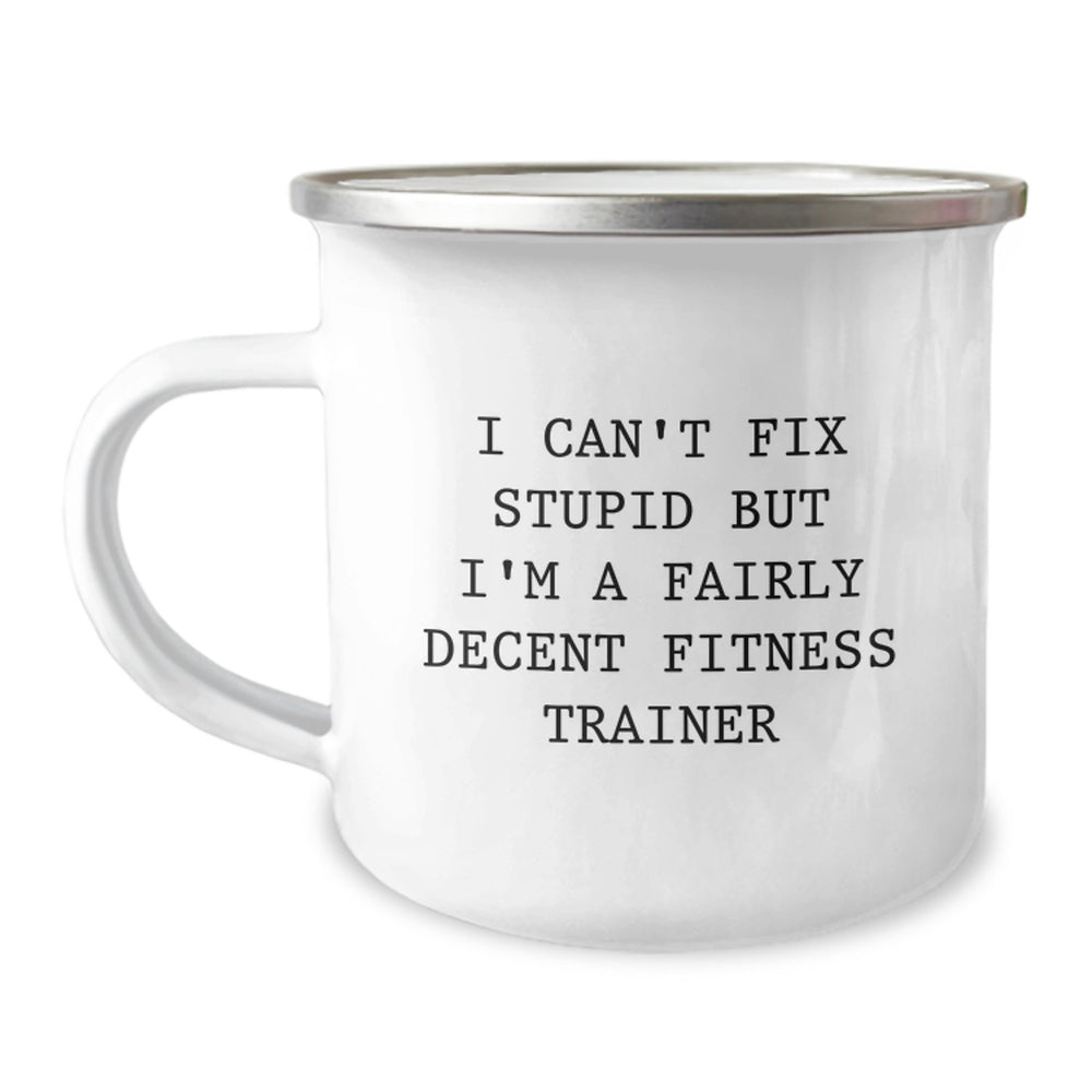 Funny Fitness Trainer Christmas Unique Gifts for Men Women Friends Coworkers Family from a Sassy Decent Trainer - Image 1