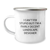 Load image into Gallery viewer, Funny Landscape Designer Gifts for Men - I&#39;m A Fairly Decent Landscape Designer Camping Mug, Christmas Unique Gifts from Friends - Image 1
