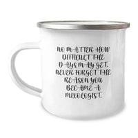 Load image into Gallery viewer, Funny Mixologist Gifts for Men from Friends - Never Forget the Reason You Became a Mixologist Christmas Unique Gifts for Camping Mug - Image 1
