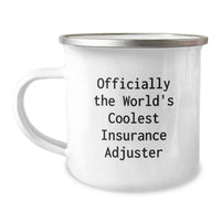 Load image into Gallery viewer, Funny Insurance Adjuster Camping Mugs Gifts from Friends and Family for Men, Cute Quote, Christmas Unique Presents - Image 1
