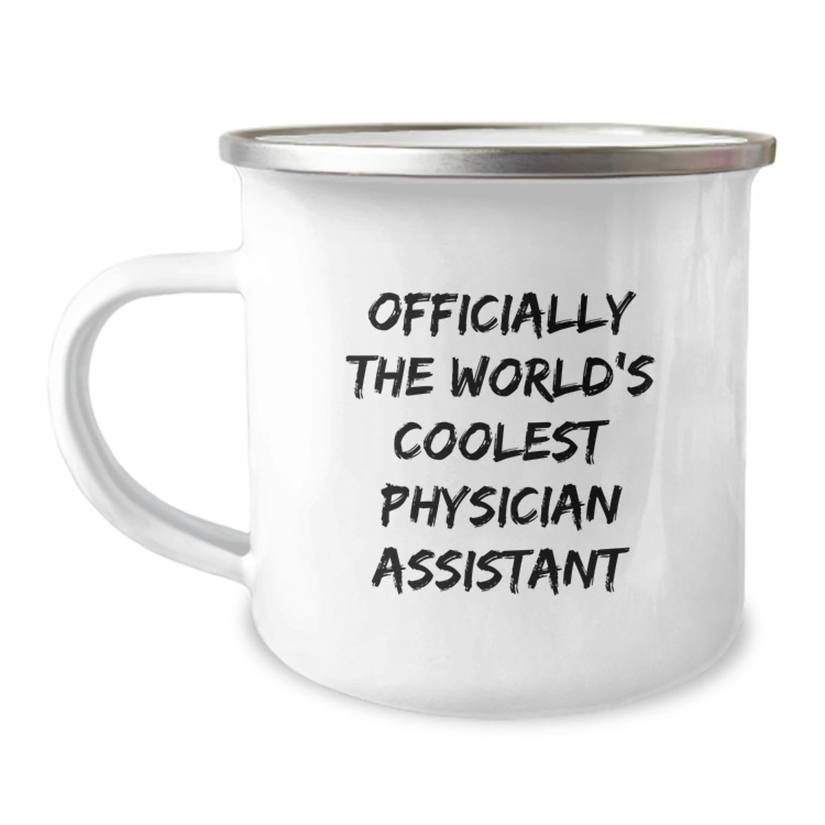 Gifts from Friends, Funny Physician Assistant Christmas Unique Gifts, Officially The World's Coolest PA Camping Mug - Stainless Steel - Image 1