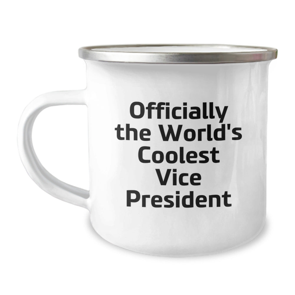 Funny Vice President Gifts from Men to Vice President Camping Mug Christmas Unique Presents - Image 1
