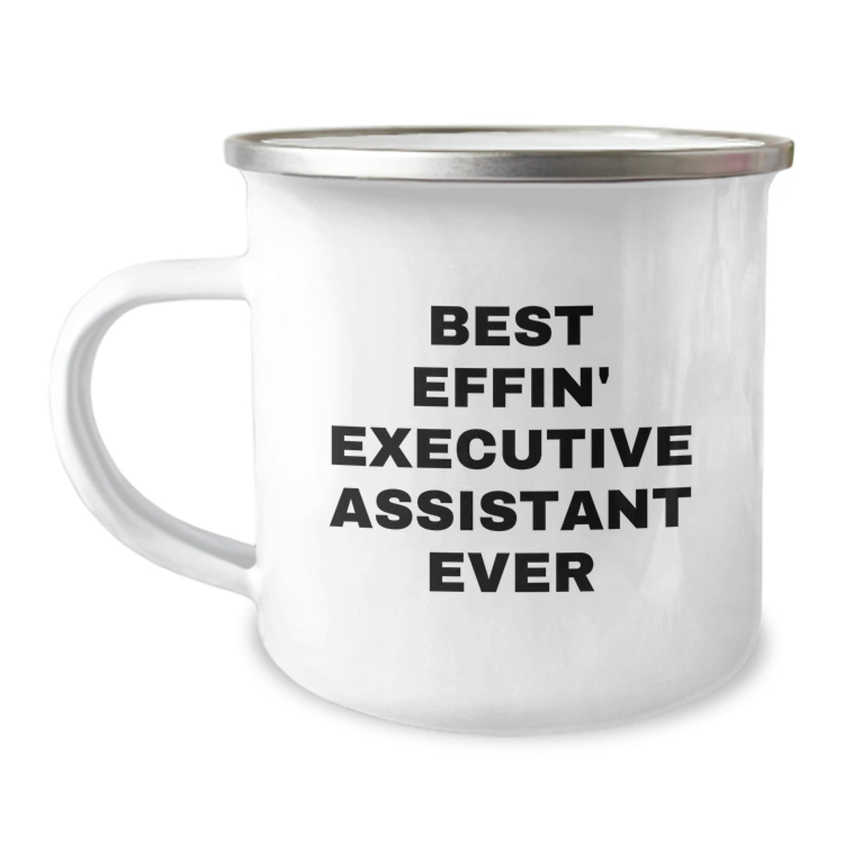 Funny Executive Assistant Gifts from Friends - Best Effin' Camping Mug for Birthday - Image 1