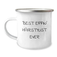 Load image into Gallery viewer, Funny Hairstylist Gifts from Friends or Family for Best Effin&#39; Hairstylist Ever Christmas Unique Mugs - Image 1
