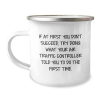 Load image into Gallery viewer, Air Traffic Controller Gifts from Friends - Funny Camping Mug for Christmas Unique Gifts for Men - Image 1
