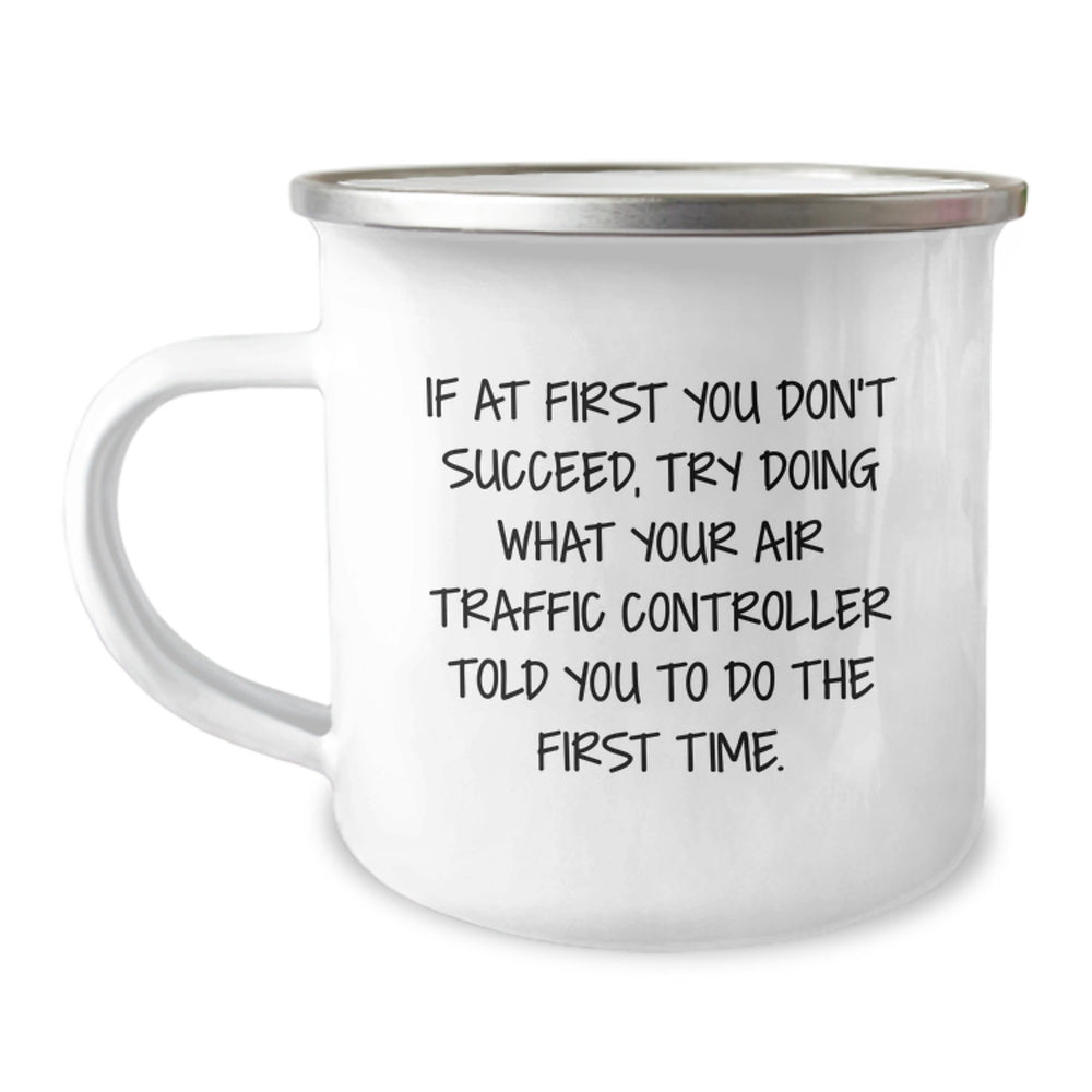 Air Traffic Controller Gifts from Friends - Funny Camping Mug for Christmas Unique Gifts for Men - Image 1